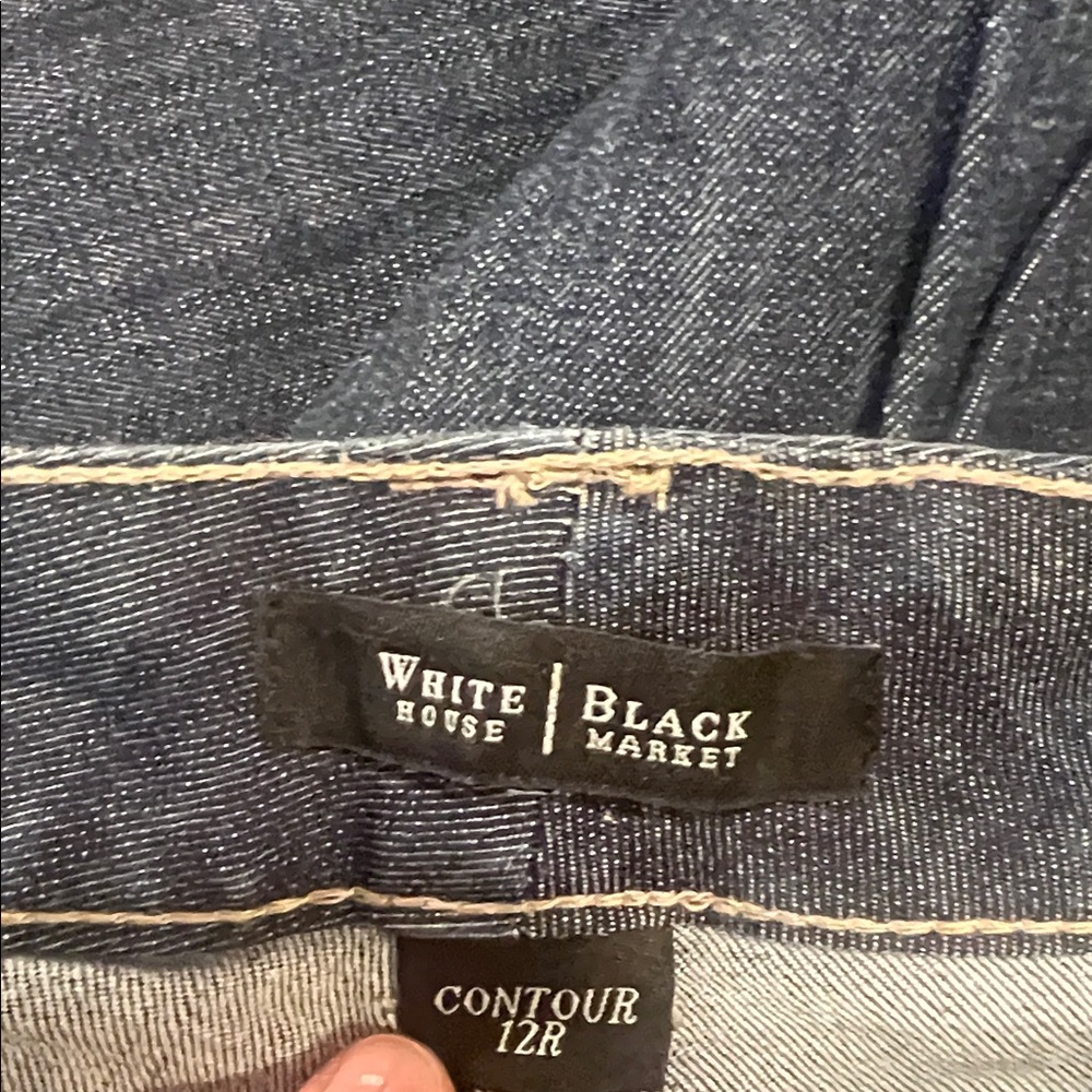 White House Black Market Indigo contour Jeans